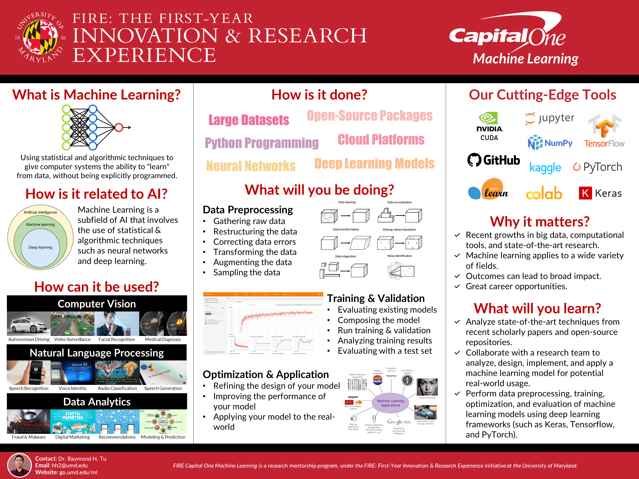 FIRE Capital One Machine Learning Poster